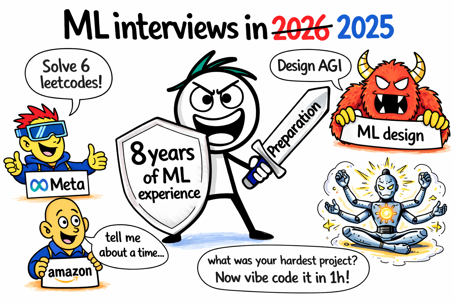 ML/Research Engineer interviews 2025
